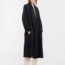 Load image into Gallery viewer, Black Sweater Coat