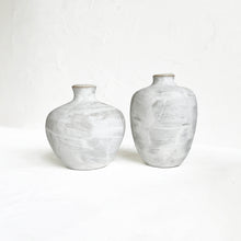 Load image into Gallery viewer, Unglazed Bud Vase in Brushed white