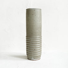 Load image into Gallery viewer, Tall Textured Vase in Smoke