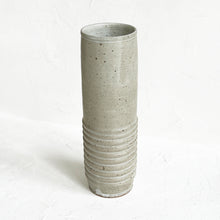 Load image into Gallery viewer, Tall Textured Vase in Smoke