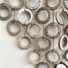 Load image into Gallery viewer, Circle Stoneware Wall Hanging in Quail