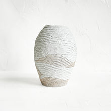 Load image into Gallery viewer, Coiled Vase in Cream and Brown