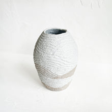 Load image into Gallery viewer, Coiled Vase in Cream and Brown