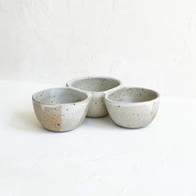 Load image into Gallery viewer, Triple Bowl in Speckled White