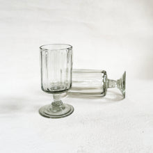 Load image into Gallery viewer, Handblown Fluted Wine Glass