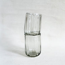 Load image into Gallery viewer, Handblown Rounded Fluted Tumbler
