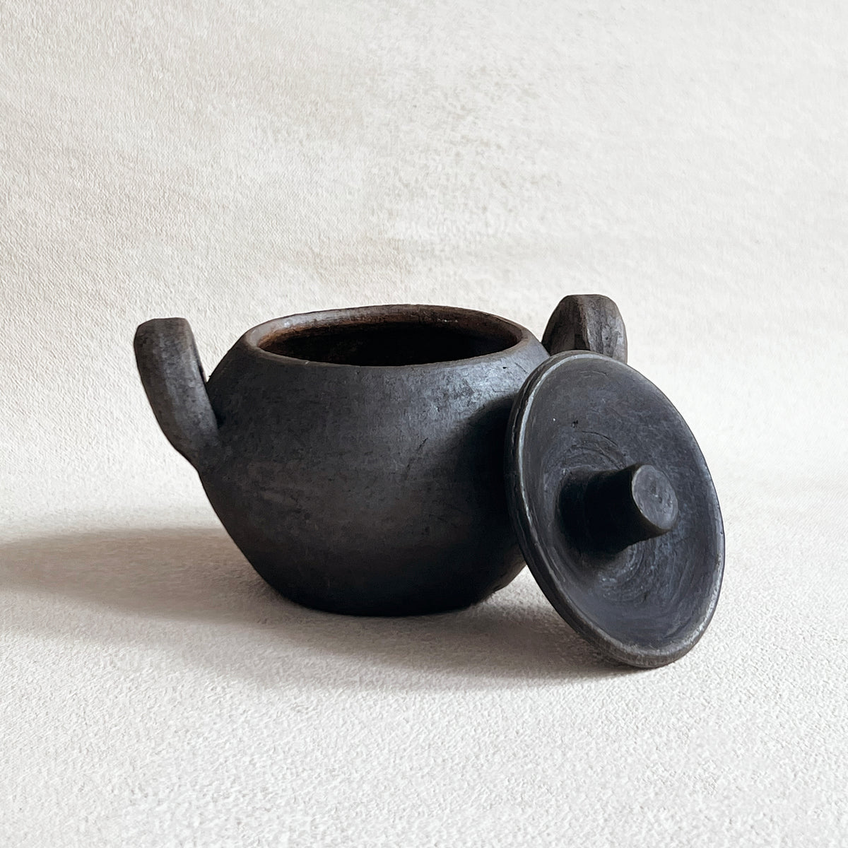 Black Clay Lidded Pot Wilderhouse