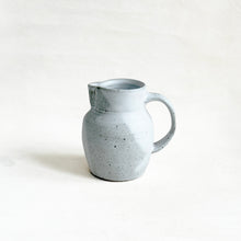 Load image into Gallery viewer, Ceramic Pitcher in Speckled Gray and White