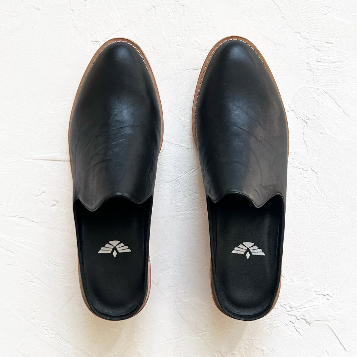 Michelle Leather Mule in Black – Wilderhouse