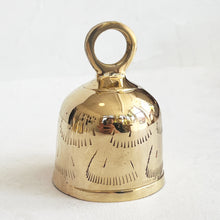 Load image into Gallery viewer, Large Etched Brass Bell