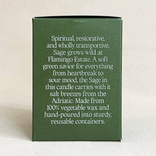 Load image into Gallery viewer, Adriatic Muscatel Sage Candle