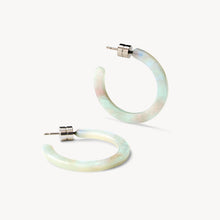Load image into Gallery viewer, Mini Hoops in Astral Mint