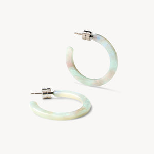 Mini Hoops in Astral Mint
