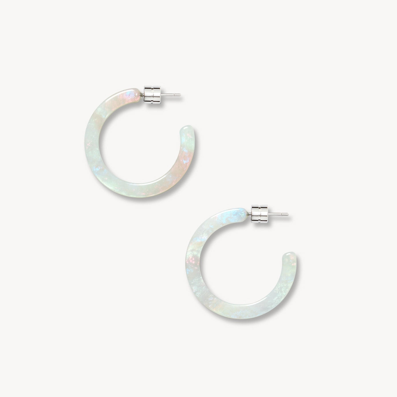 Mini Hoops in Astral Mint