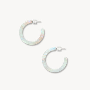Mini Hoops in Astral Mint