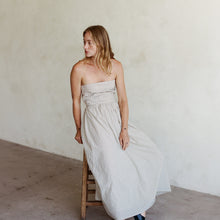 Load image into Gallery viewer, Pin-Striped Tube Maxi Dress