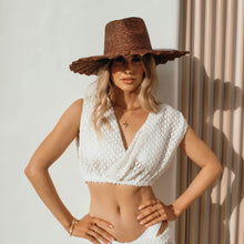 Load image into Gallery viewer, Nalu Straw Hat - Nutmeg
