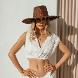 Nalu Straw Hat - Nutmeg