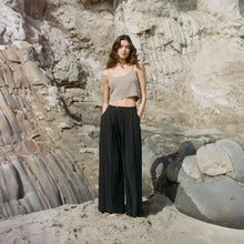 Load image into Gallery viewer, Cashmere Scoop Neck Crop Top in Mocha