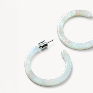 Mini Hoops in Astral Mint