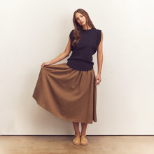 Load image into Gallery viewer, Midi-Circle Cotton Skirt