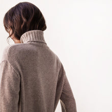 Load image into Gallery viewer, Wool Turtleneck Midi Dress