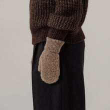 Load image into Gallery viewer, Alpaca Boucle Mittens in Taupe