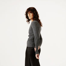 Load image into Gallery viewer, Fine Knit Rib Top in Stone