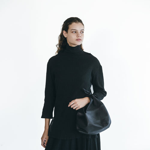 Barkar Shirt in Stretch Black
