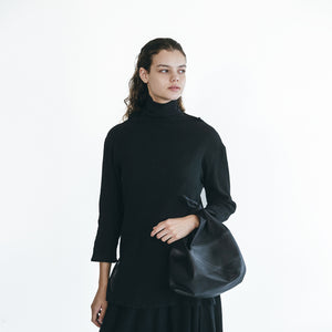Barkar Shirt in Stretch Black