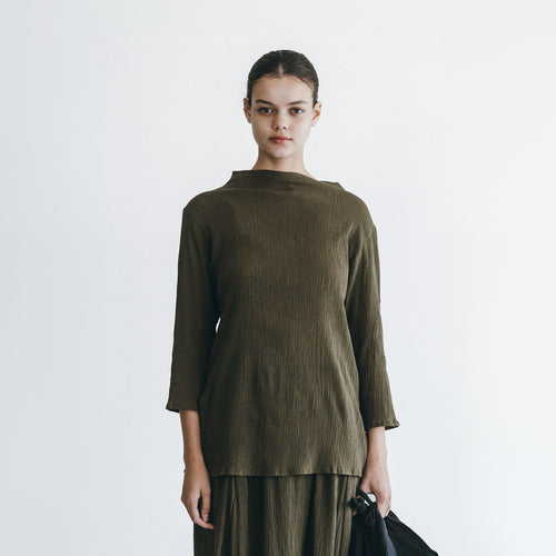 Barkar Shirt in Stretch Khaki