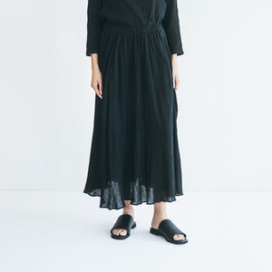 Dharam Skirt in Stretch Black