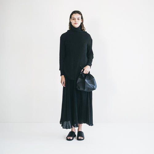Dharam Skirt in Stretch Black