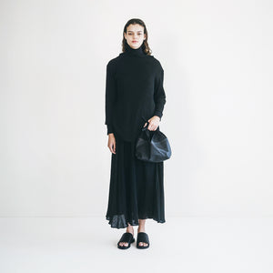 Dharam Skirt in Stretch Black