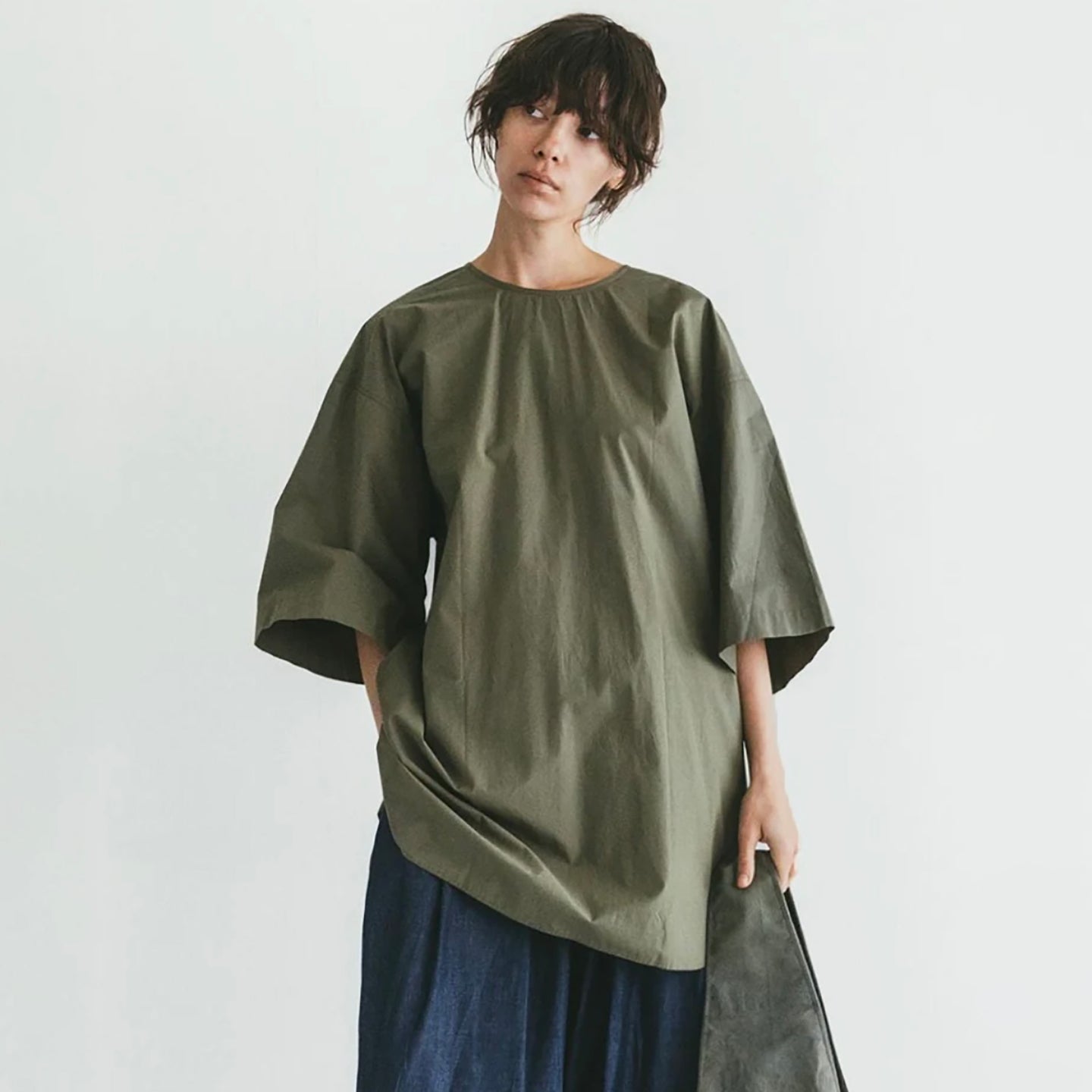 Subash Top in Sage Green