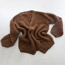 Load image into Gallery viewer, Arroz Long Cardigan in Brown