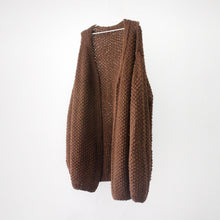 Load image into Gallery viewer, Arroz Long Cardigan in Brown
