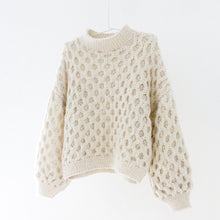 Load image into Gallery viewer, Waffle Wool Sweater in Natural