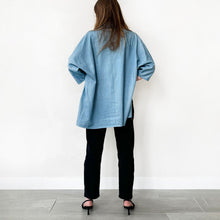 Load image into Gallery viewer, Macca Chore Coat in Light Indigo