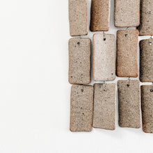 Load image into Gallery viewer, Rectangle Stoneware Wall Hanging in Bedrock