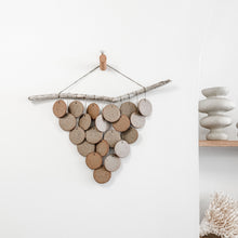 Load image into Gallery viewer, Circle Stoneware Wall Hanging in Bedrock