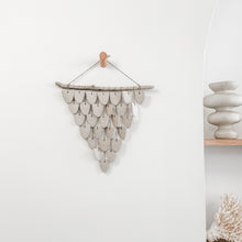 Load image into Gallery viewer, Medium Petals Wall Hanging in Light Stoneware