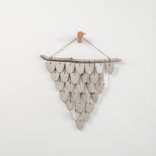 Load image into Gallery viewer, Medium Petals Wall Hanging in Light Stoneware