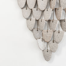 Load image into Gallery viewer, Medium Petals Wall Hanging in Light Stoneware