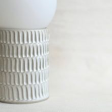 Load image into Gallery viewer, Carved Column Lamp in Pearl