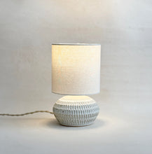Load image into Gallery viewer, Short Carved Lamp in Granite