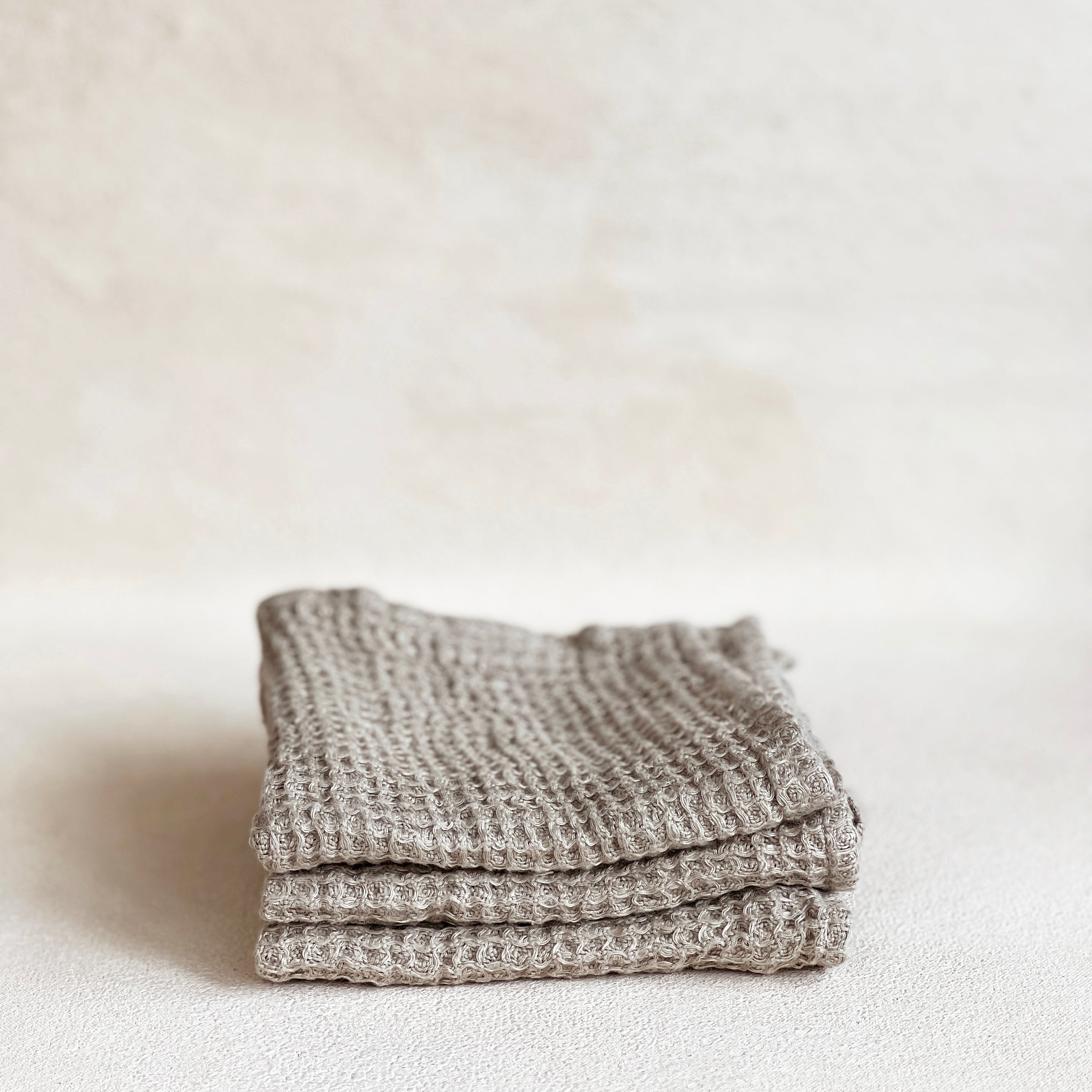 Waffle Linen Wash Cloth