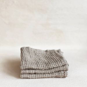 Waffle Linen Wash Cloth