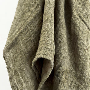 Linen Lupine Scarf in Khaki