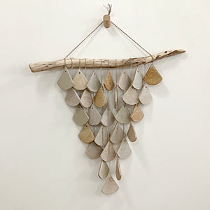 Stoneware Scales Wall Hanging